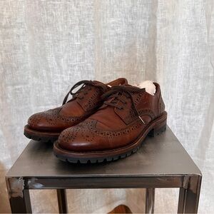 Frye Broque/ Wingtip Brown Oxfords